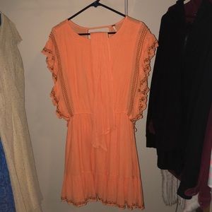 Orange / Tangerine Free People brunch dress